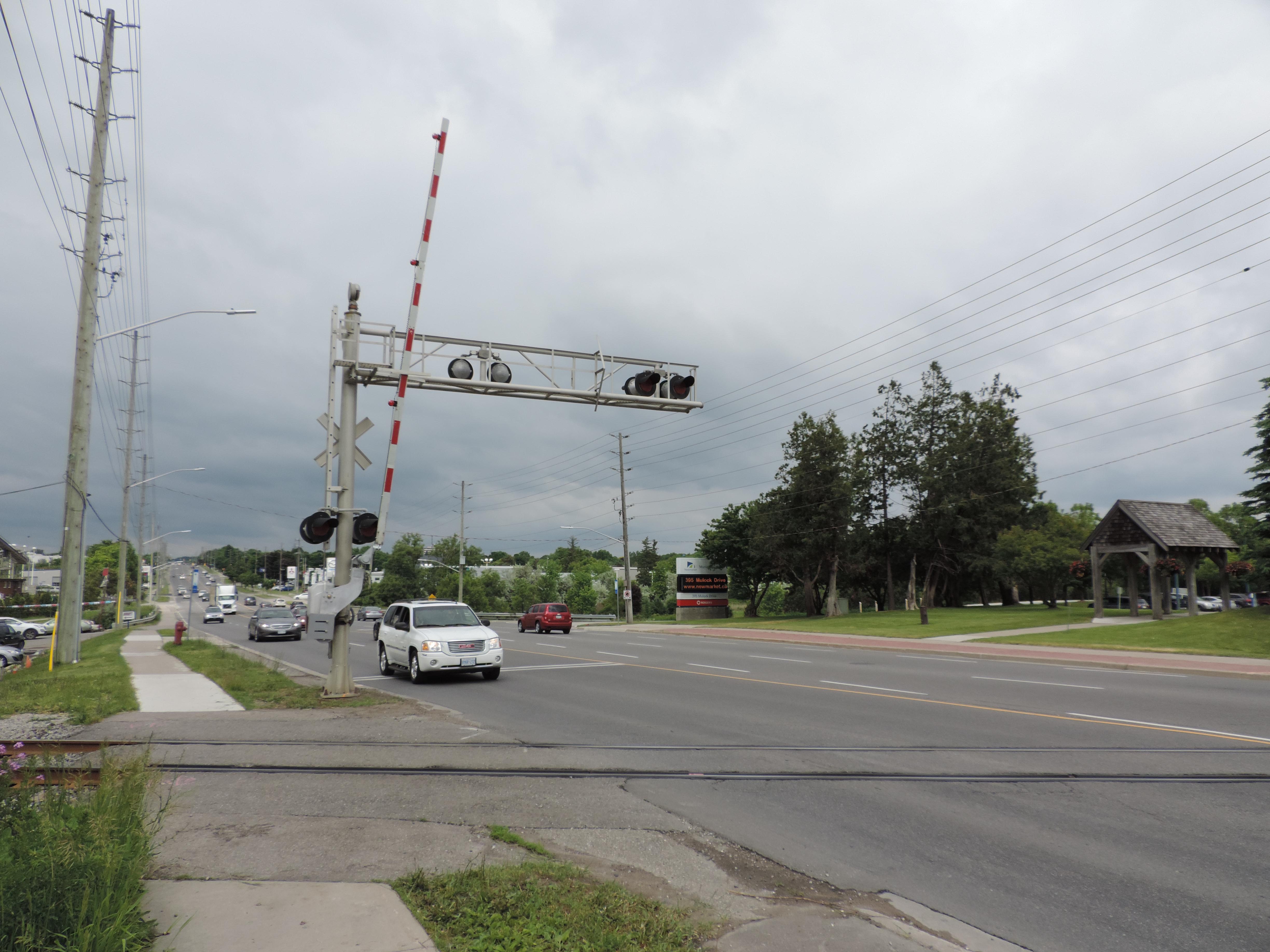 Level crossing at Mulock